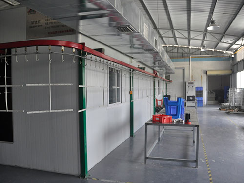 自動噴粉流水線